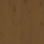 Muebles de jardín 2 piezas marrón miel madera maciza de pino