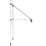 Toldo retráctil de operación manual antracita 200 cm