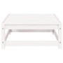 Set de salón de jardín de 2 piezas blanco madera maciza de pino