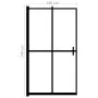 Folding shower screen ESG black 100x140 cm by vidaXL, shower doors - Ref: Foro24-150819, Price: 136,03 €, Discount: %