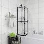Mampara de ducha plegable ESG negro 120x140 cm by vidaXL, shower doors - Ref: Foro24-150820, Price: 150,17 €, Discount: %