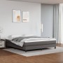Graues Kunstlederbettgestell 160x200 cm von vidaXL, Betten und Lattenroste - Ref: Foro24-3120710, Preis: 104,98 €, Rabatt: %