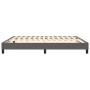 Graues Kunstlederbettgestell 160x200 cm von vidaXL, Betten und Lattenroste - Ref: Foro24-3120710, Preis: 104,98 €, Rabatt: %