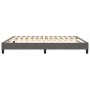 Graues Kunstlederbettgestell 160x200 cm von vidaXL, Betten und Lattenroste - Ref: Foro24-3120710, Preis: 101,59 €, Rabatt: %