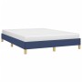 Blue fabric bed frame 140x190 cm by vidaXL, Beds and slatted bases - Ref: Foro24-346816, Price: 99,51 €, Discount: %