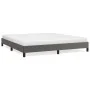 Gray synthetic leather bed frame 160x200 cm by vidaXL, Beds and slatted bases - Ref: Foro24-346914, Price: 101,46 €, Discount: %