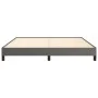 Gray synthetic leather bed frame 160x200 cm by vidaXL, Beds and slatted bases - Ref: Foro24-346914, Price: 101,46 €, Discount: %