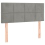 Box spring bed with light gray velvet mattress 90x190 cm by vidaXL, Beds and slatted bases - Ref: Foro24-3127463, Price: 305,...