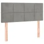 Cama box spring con colchón terciopelo gris claro 90x190 cm de vidaXL, Camas y somieres - Ref: Foro24-3127463, Precio: 309,49...