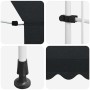 Toldo retráctil de operación manual antracita 200 cm