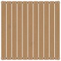 Taburetes de jardín con cojines 2 uds madera pino marrón miel