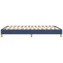 Blue fabric bed frame 140x190 cm by vidaXL, Beds and slatted bases - Ref: Foro24-3120612, Price: 98,19 €, Discount: %