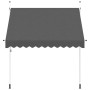 Toldo retráctil de operación manual antracita 250 cm