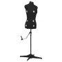 Adjustable tailor mannequin woman black size S 33-40 by vidaXL, Gallants at night - Ref: Foro24-288485, Price: 181,66 €, Disc...