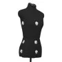 Adjustable tailor mannequin woman black size S 33-40 by vidaXL, Gallants at night - Ref: Foro24-288485, Price: 181,66 €, Disc...
