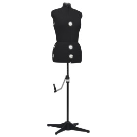 Maniquí de sastre ajustable mujer negro talla M 40-46 de vidaXL, Galanes de noche - Ref: Foro24-288488, Precio: 208,12 €, Des...