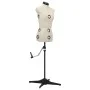Adjustable tailor mannequin woman cream color size S 33-40 by vidaXL, Gallants at night - Ref: Foro24-288484, Price: 203,10 €...