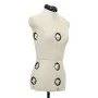 Adjustable tailor mannequin woman cream color size S 33-40 by vidaXL, Gallants at night - Ref: Foro24-288484, Price: 203,10 €...