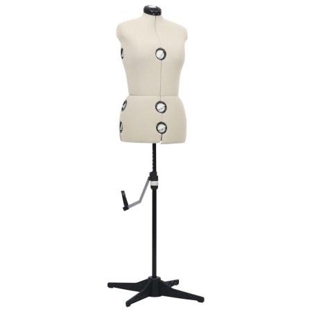 Adjustable tailor mannequin woman cream color size M 40-46 by vidaXL, Gallants at night - Ref: Foro24-288487, Price: 220,64 €...