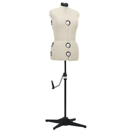 Adjustable tailor mannequin woman cream color size M 40-46 by vidaXL, Gallants at night - Ref: Foro24-288487, Price: 226,49 €...
