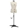 Adjustable tailor mannequin woman cream color size M 40-46 by vidaXL, Gallants at night - Ref: Foro24-288487, Price: 226,49 €...
