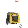 Haustier-Fahrradanhänger, Eisen-Oxford-Stoff, gelb-grau von vidaXL, Kinderwagen für Haustiere - Ref: Foro24-93840, Preis: 110...