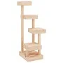 Solid pine wood cat tree 45.5x49x103 cm by vidaXL, Cat furniture - Ref: Foro24-824648, Price: 72,47 €, Discount: %