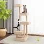 Solid pine wood cat tree 45.5x49x103 cm by vidaXL, Cat furniture - Ref: Foro24-824648, Price: 72,47 €, Discount: %