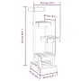 Solid pine wood cat tree 45.5x49x103 cm by vidaXL, Cat furniture - Ref: Foro24-824648, Price: 72,47 €, Discount: %