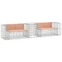 Garden bench with gabion basket Douglas fir wood by vidaXL, garden benches - Ref: Foro24-3196246, Price: 331,16 €, Discount: %