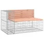Garden bench with gabion basket Douglas fir wood by vidaXL, garden benches - Ref: Foro24-3196246, Price: 331,16 €, Discount: %