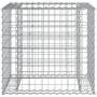 Gartenbank mit Gabionenkorb aus imprägniertem Kiefernholz von vidaXL, Gartenbänke - Ref: Foro24-3196247, Preis: 325,88 €, Rab...