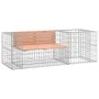 Banco de jardín con cesta de gaviones madera abeto Douglas de vidaXL, Bancos de jardín - Ref: Foro24-3196243, Precio: 189,45 ...