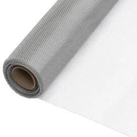 Silver stainless steel mosquito net 60x1000 cm by vidaXL, fence panels - Ref: Foro24-150890, Price: 45,40 €, Discount: %
