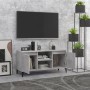 Mueble de TV con patas metal gris hormigón 103,5x35x50 cm en Muebles TV | Comprar online en Foro24