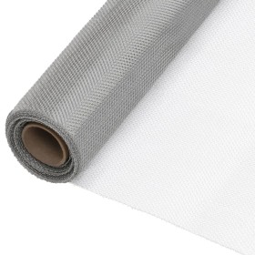 Silbernes Moskitonetz aus Edelstahl 80x500 cm von vidaXL, Zaunpaneele - Ref: Foro24-150892, Preis: 26,92 €, Rabatt: %