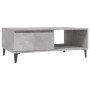 Mesa de centro madera contrachapada gris hormigón 90x60x35 cm en Mesas de centro | Comprar online en Foro24
