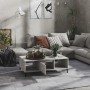 Mesa centro madera contrachapada gris hormigón 103,5x60x35 cm