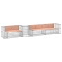 Banco de jardín con cesta de gaviones madera abeto Douglas by vidaXL, garden benches - Ref: Foro24-3196249, Price: 440,31 €, ...