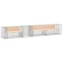 Garden bench with gabion basket solid pine wood by vidaXL, garden benches - Ref: Foro24-3196248, Price: 460,45 €, Discount: %