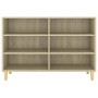 Aparador de madera contrachapada roble Sonoma 103,5x35x70 cm