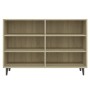 Aparador de madera contrachapada roble Sonoma 103,5x35x70 cm