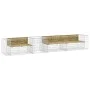 Banco de jardín con cesta de gaviones madera de pino impregnada de vidaXL, Bancos de jardín - Ref: Foro24-3196250, Precio: 48...
