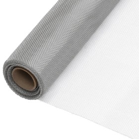 Silbernes Moskitonetz aus Edelstahl 112x1000 cm von vidaXL, Zaunpaneele - Ref: Foro24-150897, Preis: 73,70 €, Rabatt: %
