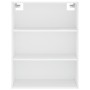 Hohes weißes Sperrholz-Sideboard 69,5 x 34 x 180 cm von vidaXL, Sideboards - Ref: Foro24-3200489, Preis: 139,90 €, Rabatt: %