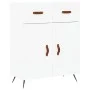 Hohes weißes Sperrholz-Sideboard 69,5 x 34 x 180 cm von vidaXL, Sideboards - Ref: Foro24-3200489, Preis: 138,71 €, Rabatt: %