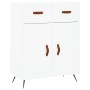 Hohes weißes Sperrholz-Sideboard 69,5 x 34 x 180 cm von vidaXL, Sideboards - Ref: Foro24-3200489, Preis: 139,90 €, Rabatt: %