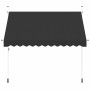Toldo retráctil de operación manual antracita 300 cm