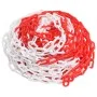 Red and white plastic warning chains 100 m Ø4 mm by vidaXL, Safety signs - Ref: Foro24-150924, Price: 67,42 €, Discount: %