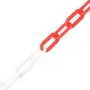 Rot-weiße Warnketten aus Kunststoff 100 m Ø8 mm von vidaXL, Sicherheitszeichen - Ref: Foro24-150928, Preis: 107,25 €, Rabatt: %